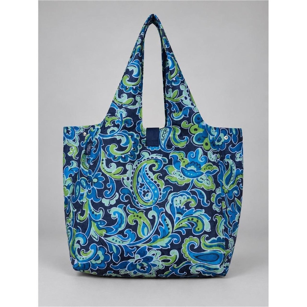 Sisters by Longaberger Tote Bag Paisley XL Travel Beach Bohemian